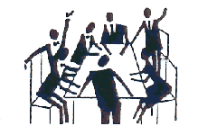 Logo: Diskussionsrunde